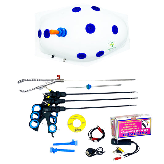 Laparoscopic Beetle Endotrainer Set Rectangular Box Complete Practice Kit - Instrumed Healthcare