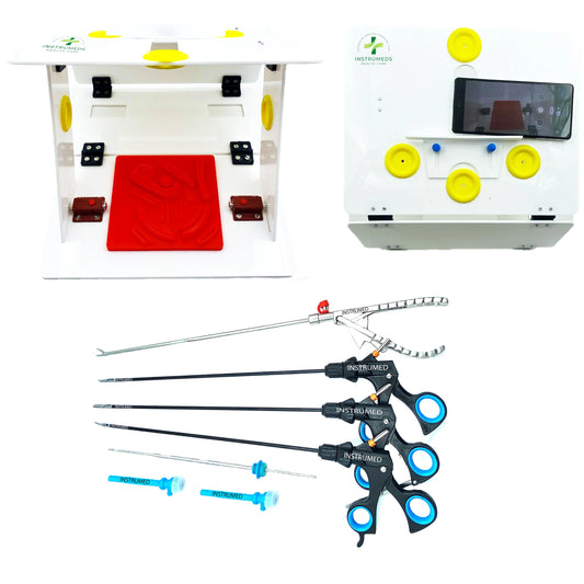 Laparoscopic Android Endo Trainer Set with camera – Portable training box for medical students and surgeons