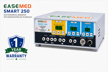 EASEMED Smart 250 250W Digital Electrosurgical Generator | Monopolar & Bipolar Cautery Machine - Instrumed Healthcare