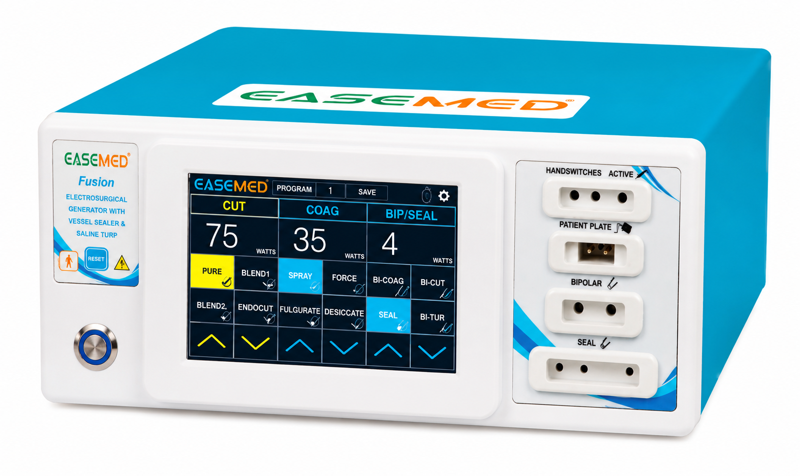 EASEMED FUSION 400W digital touchscreen monopolar bipolar vessel sealing cautery machine
