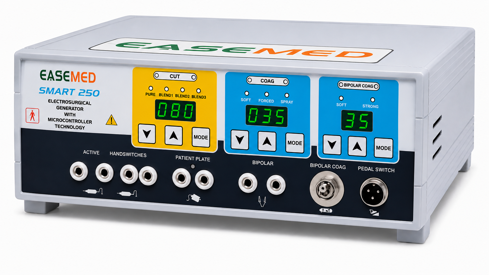 EASEMED Smart 250 250W digital monopolar bipolar electrosurgical generator cautery machine