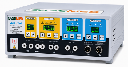 EASEMED Smart 4 400W Programmable Electrosurgical Generator | Digital Monopolar & Bipolar Cautery Machine - Instrumed Healthcare