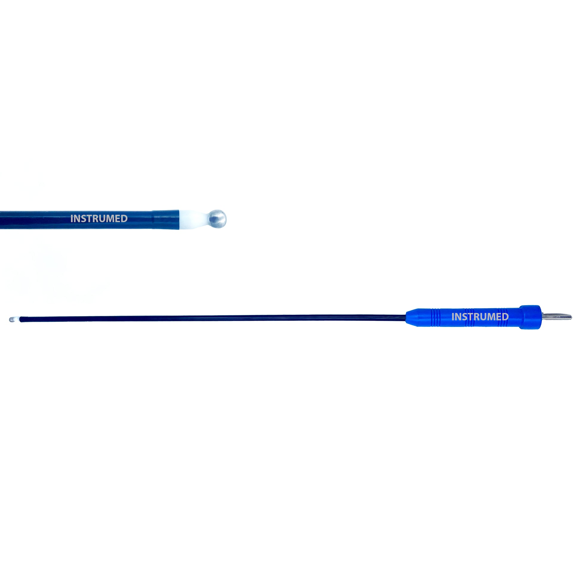 Laparoscopic ball hook monopolar electrode with 5mm diameter and 330mm working length designed for precise cutting and coagulation in minimally invasive surgery.