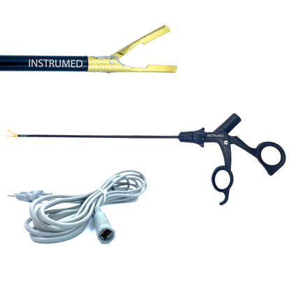 Laparoscopic Bipolar Vessel Sealer Cutter Shearer Forceps 5mm × 330mm with Cable – Reusable, Autoclavable Surgical Instrument for Laparoscopic Procedures