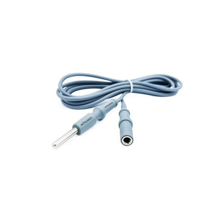 Laparoscopic monopolar electrosurgical cable for forceps used in minimally invasive surgery.